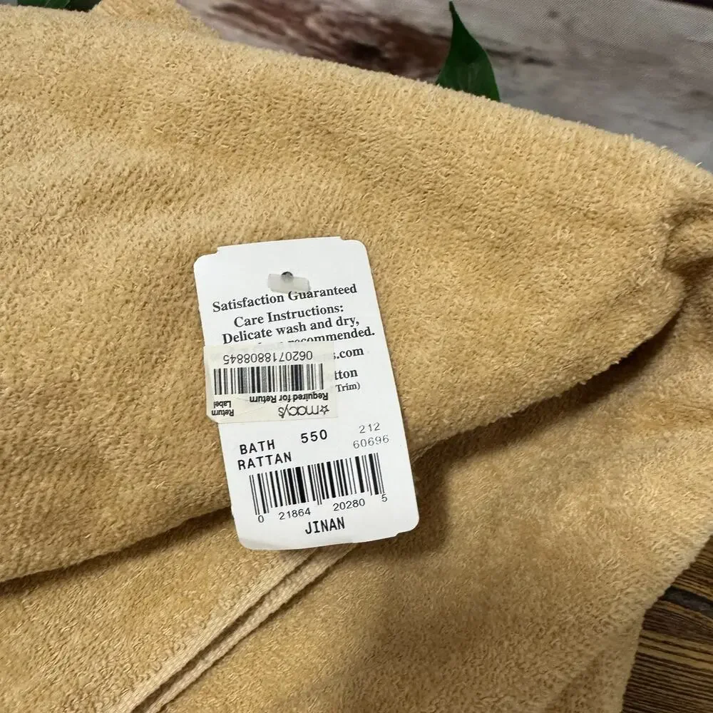 Avanti Rattan Jinan Aztec Medallion Bath Towel 27X52 & Wash Cloth Decorative NEW